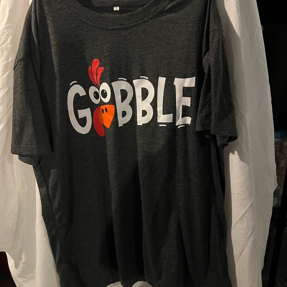 Kids Gobble Graphic T-Shirt - Black